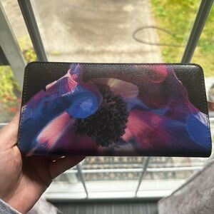 Ted Baker cosmic bloom flower wallet, used, in good shape